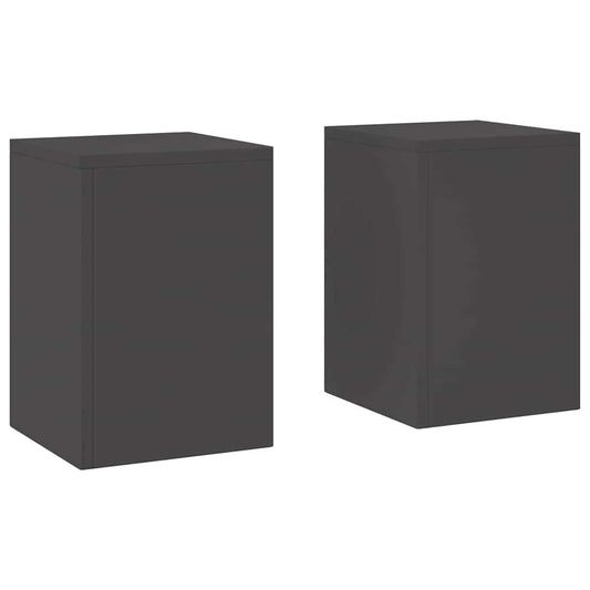 Pflanzenständer 2 pcs Schwarz 24 x 24 x 35 cm Stahl