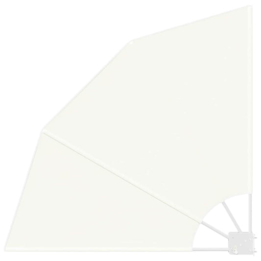 Balkon Sichtschutz Creme 115 x 115 cm Stoff