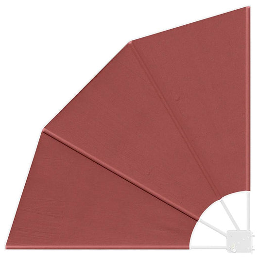 Balkon Sichtschutz Terrakotta 115 x 115 cm Stoff
