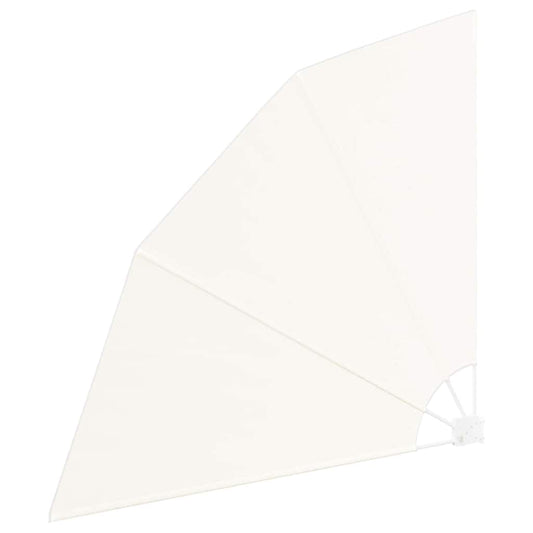 Balkon Sichtschutz Creme 160 x 160 cm Stoff