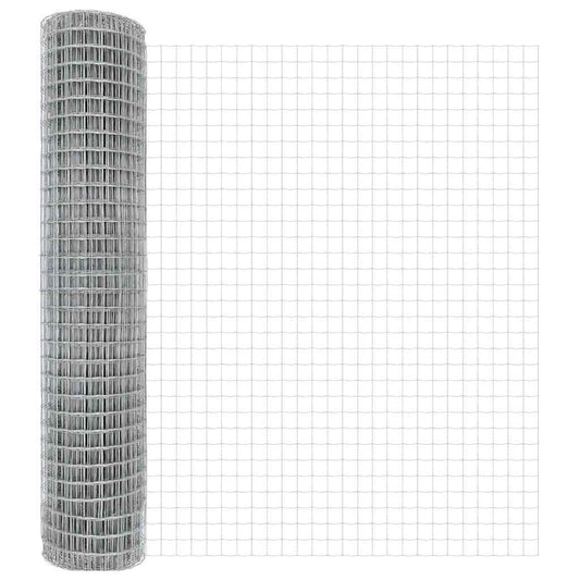 Eurozaun Silber 1,5 x 10 m Feuerverzinktes Eisen