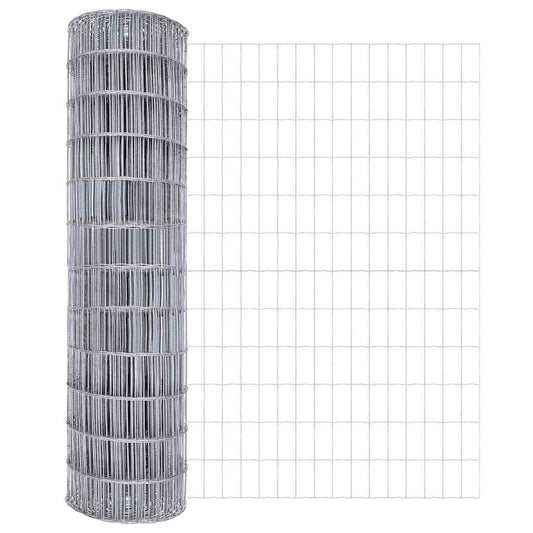 Eurozaun Silber 1,2 x 10 m Feuerverzinktes Eisen