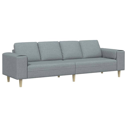 Sofa Set Hellgrau Stoff