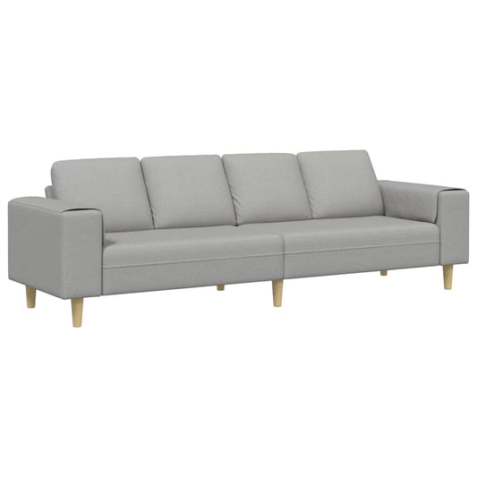 Sofa Set Wolkengrau Stoff