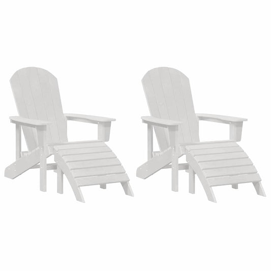 Garten Lounge Möbel 2 pcs Weiß 74 x 82 x 90cm Plastik