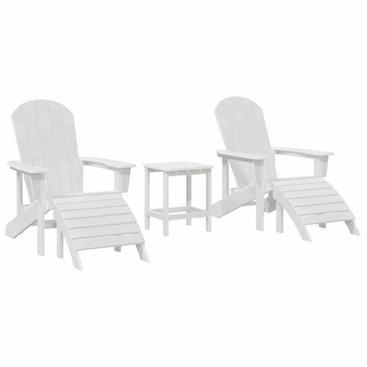 Garten Lounge Möbel 3 pcs Weiß 38 x 38 x 46cm Plastik