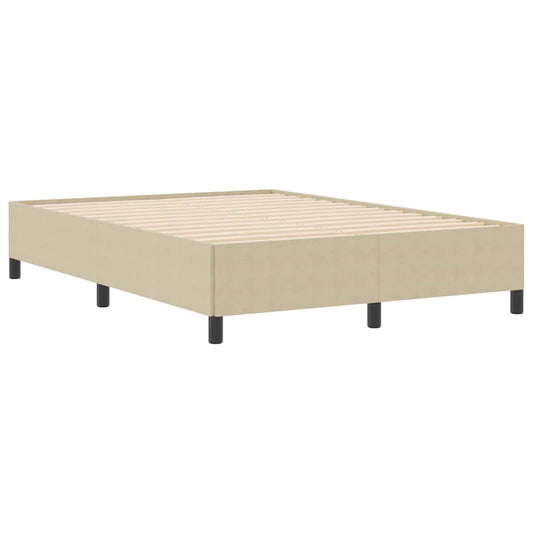 Bettgestell Grau-Grün 140 x 190 cm Cordstoff