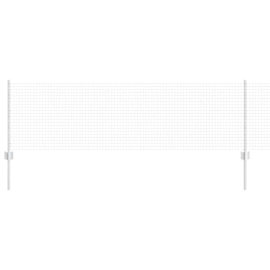 Zaun und Pfosten Silber 0,6 x 50 m Stahl