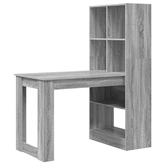 Schreibtisch Graues Sonoma 122 x 67 x 145 cm Holzwerkstoff