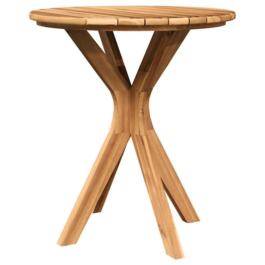 Bistrotisch Braun 70 x 70 x 75 cm Teak-Massivholz