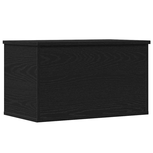Aufbewahrungsbox Schwarz Eichen-Optik 60 x 35 x 35 cm