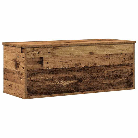 Aufbewahrungsbox Altholz 90 x 35 x 35 cm Holzwerkstoff