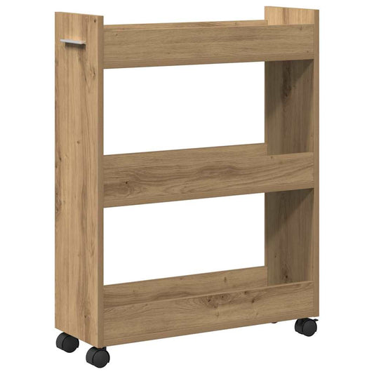 Cabinet Eiche handwerklich 60 x 22 x 79 cm Holzwerkstoff