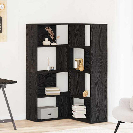 Bücherregal Schwarze Eiche 140 x 30 x 140 cm Holzwerkstoff