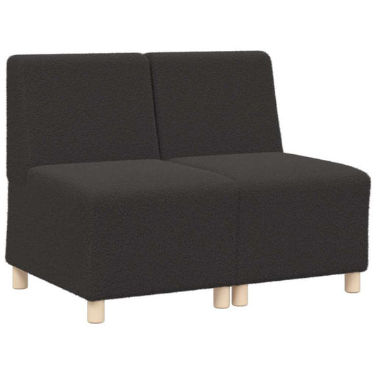 Modulares Armfreies Sofa 2 pcs Dunkelgrau 55 x 74 x 82 cm
