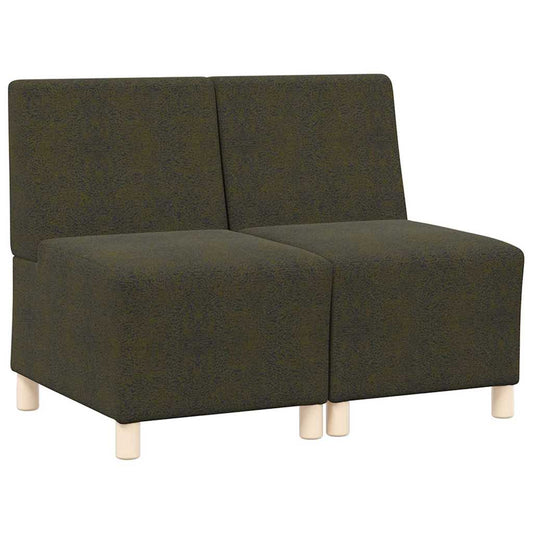 Modulares Armfreies Sofa 2 pcs Grün 55 x 74 x 82 cm