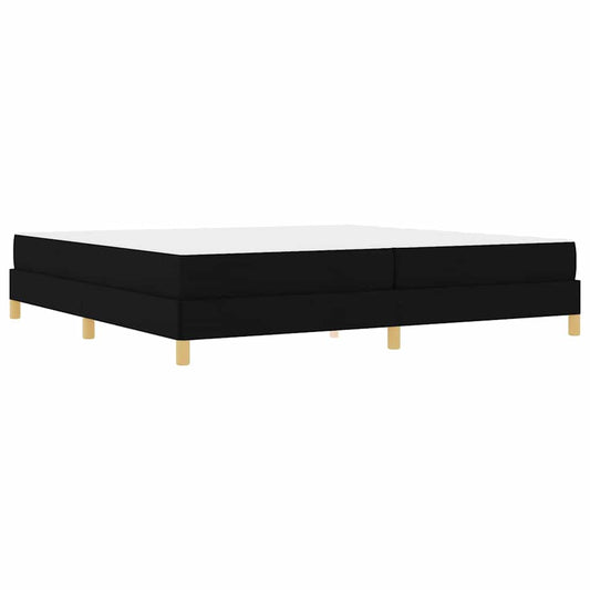 Boxspringbett Schwarz und Braun 200 x 200 cm