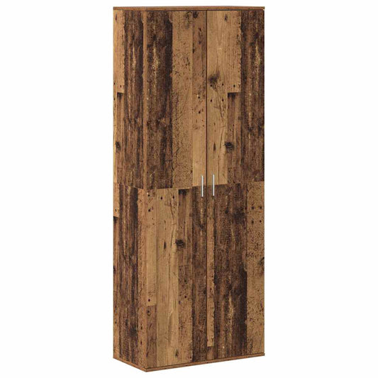 Highboard Altholz 70 x 33,5 x 180 cm Holzwerkstoff
