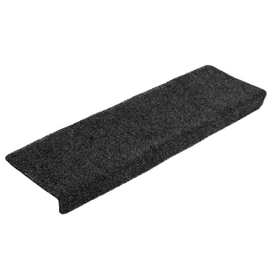 Stufenmatten Selbstklebend 20 Stk. 65x21x4 cm Schwarz Rechteckiger Rand
