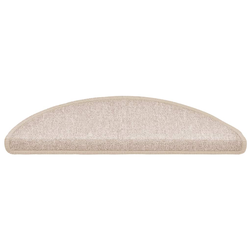 Stufenmatten 30 Stk. 56x17x3 cm Taupe Halbrund