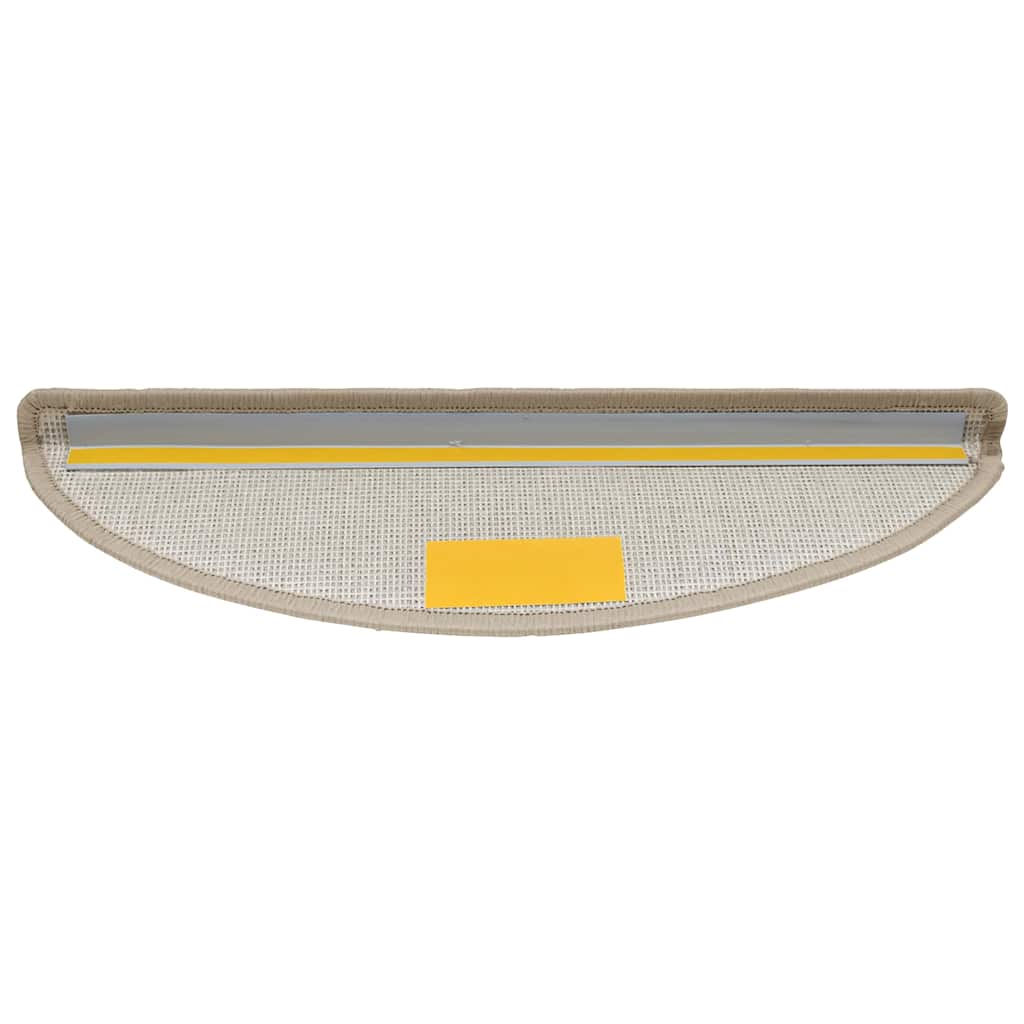 Stufenmatten 30 Stk. 56x17x3 cm Taupe Halbrund