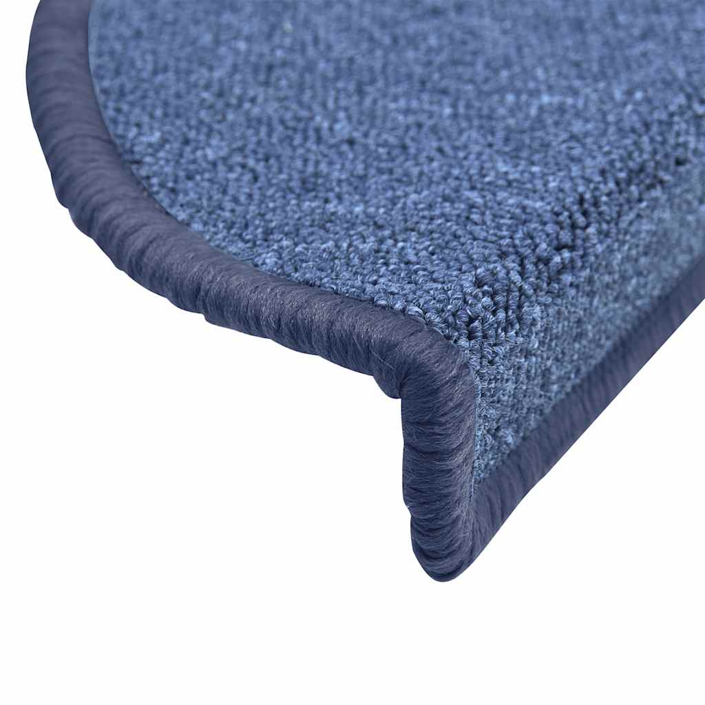 Stufenmatten 30 Stk. 56x17x3 cm Blau Halbrund