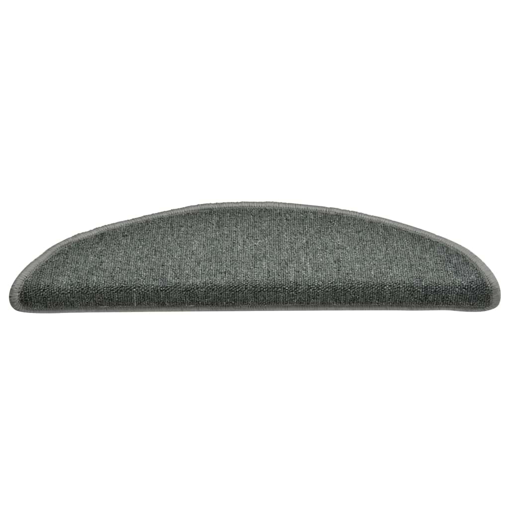 Stufenmatten 30 Stk. 56x17x3 cm Dunkelgrün Halbrund