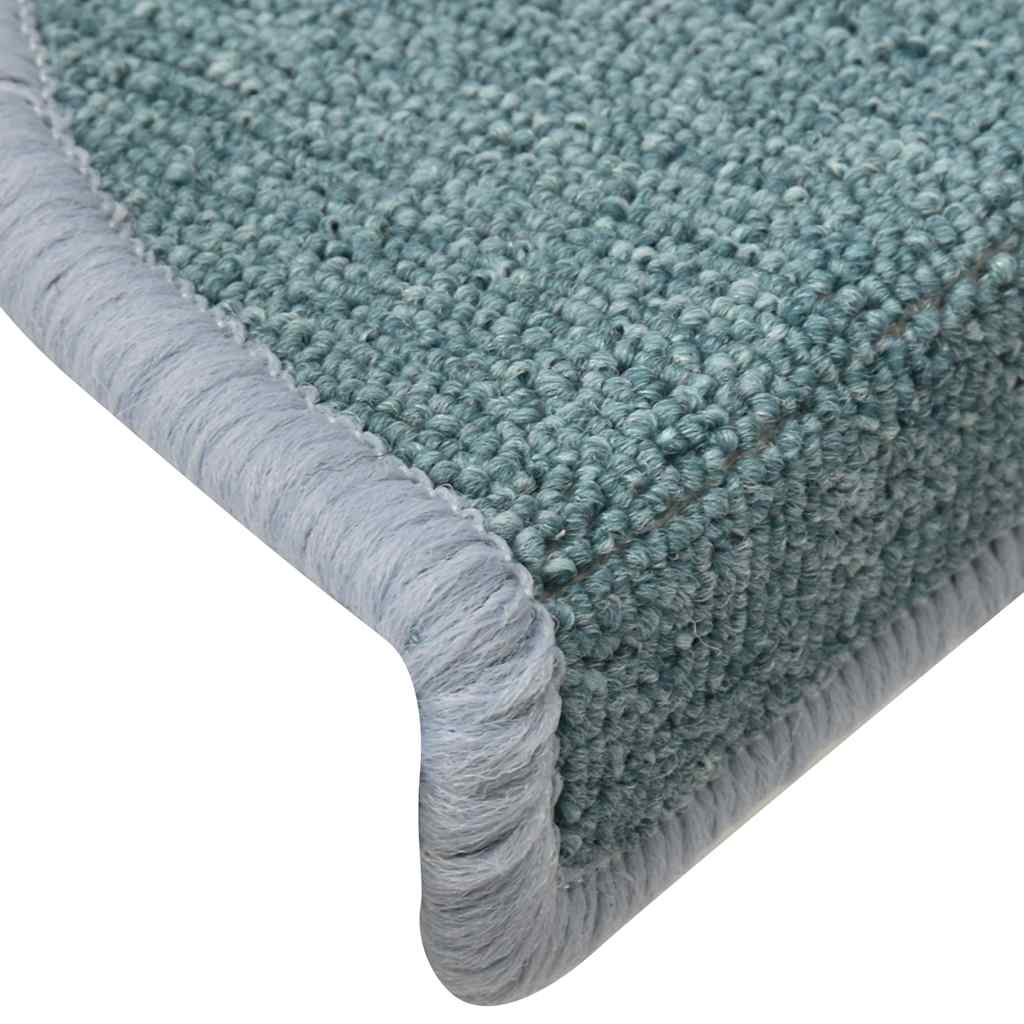 Stufenmatten 30 Stk. 56x17x3 cm Seeblau Halbrund