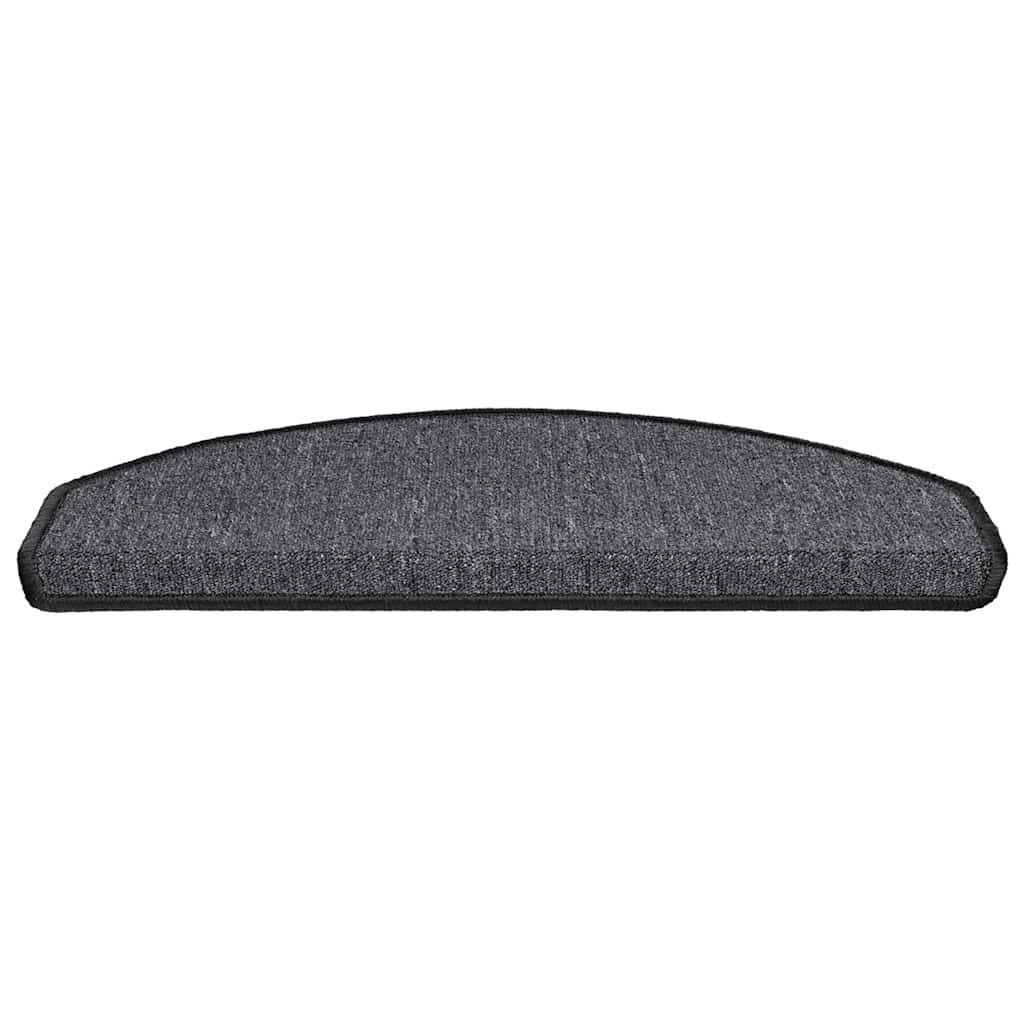 Stufenmatten 30 Stk. 65x24x4 cm Anthrazit Halbrund Groß