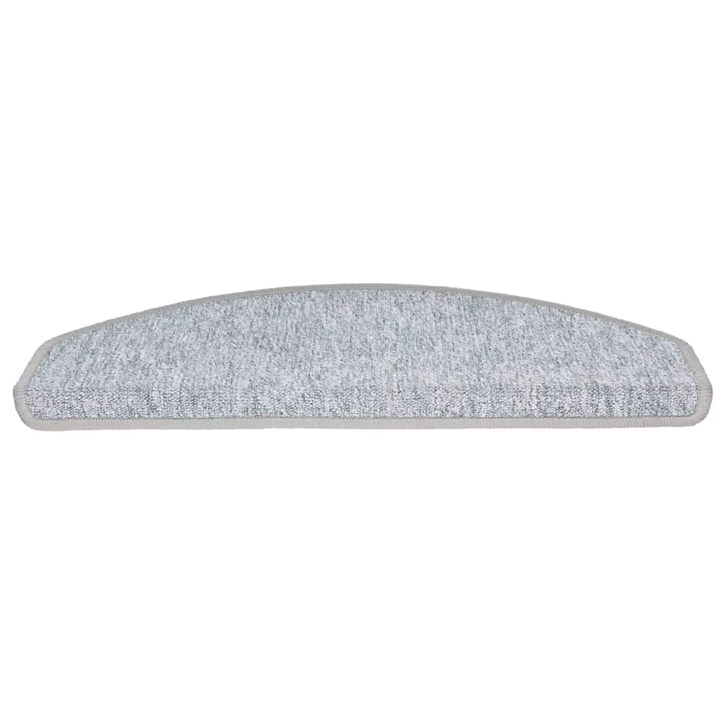 Stufenmatten 30 Stk. 65x24x4 cm Hellgrau Halbrund Groß
