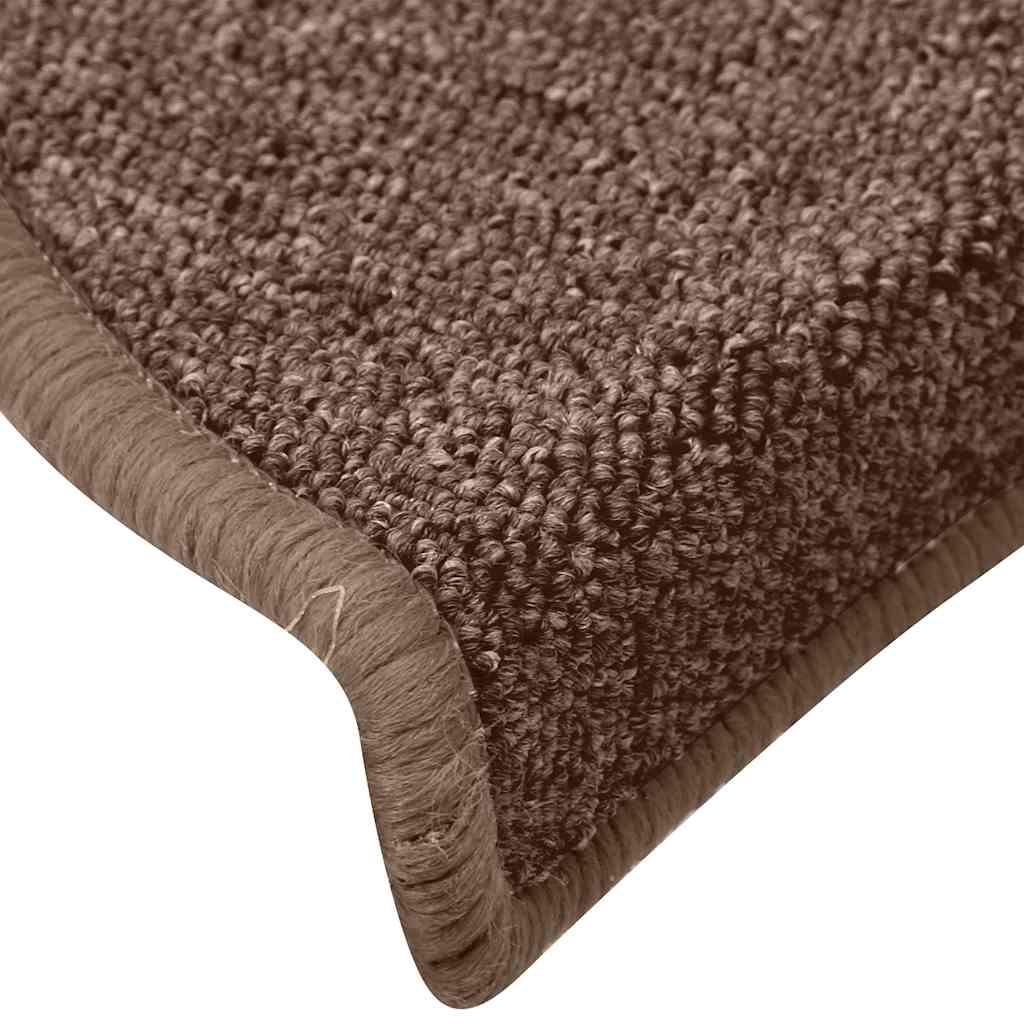 Stufenmatten 30 Stk. 65x24x4 cm Braun Halbrund Groß