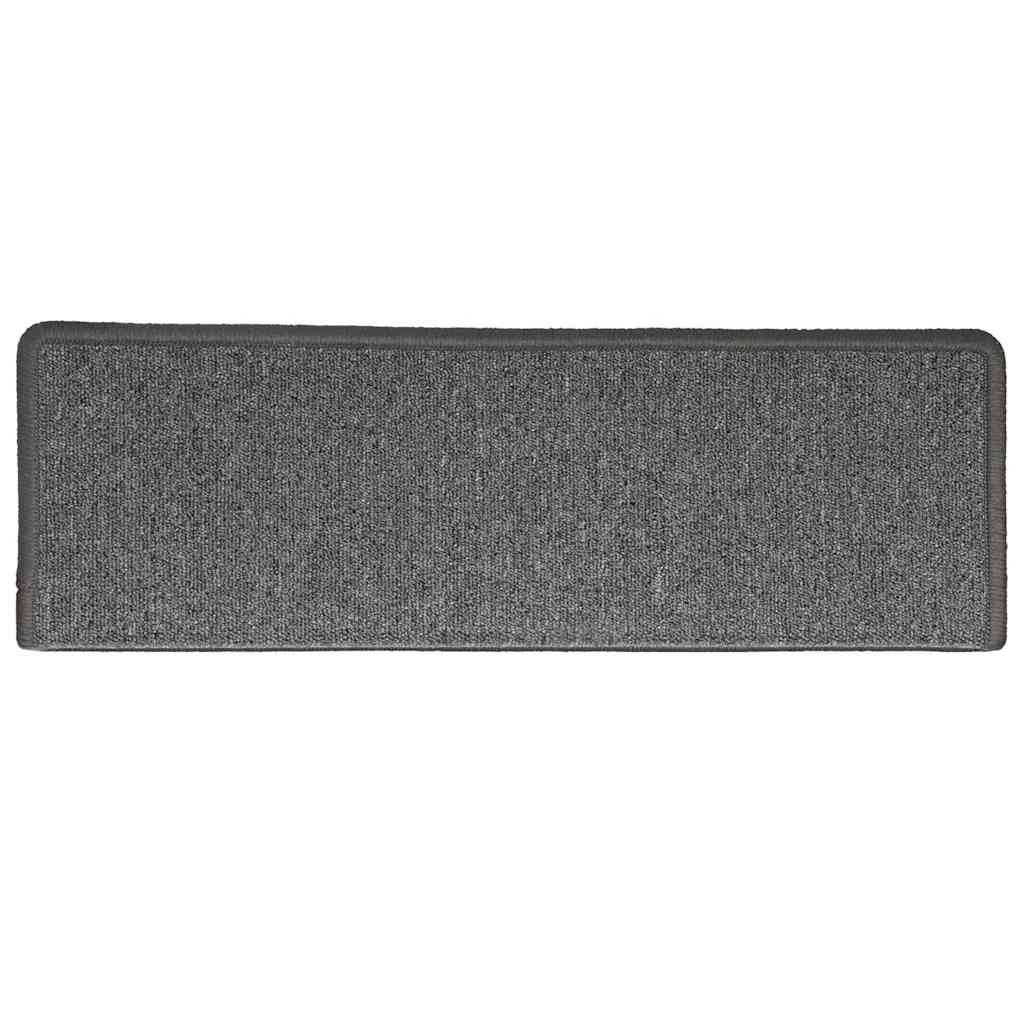 Stufenmatten 30 Stk. 65x21x4 cm Dunkelgrau Rechteckiger Rand