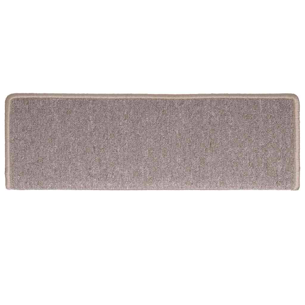 Stufenmatten 30 Stk. 65x21x4 cm Hellbraun Rechteckiger Rand