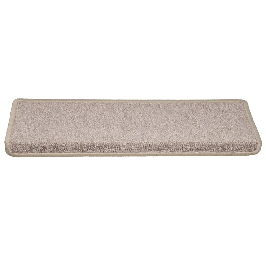 Stufenmatten 30 Stk. 65x21x4 cm Taupe Rechteckiger Rand