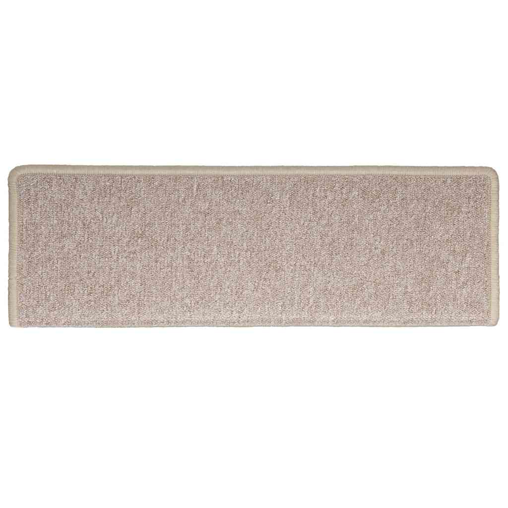 Stufenmatten 30 Stk. 65x21x4 cm Taupe Rechteckiger Rand