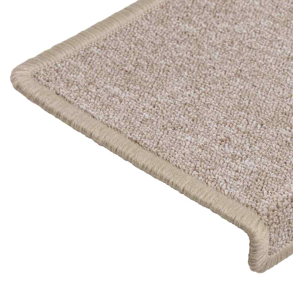 Stufenmatten 30 Stk. 65x21x4 cm Taupe Rechteckiger Rand