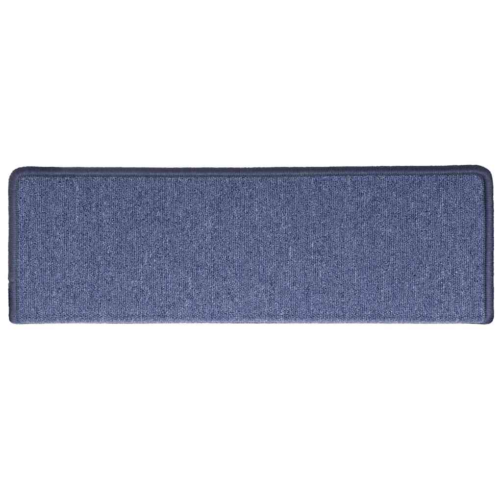 Stufenmatten 30 Stk. 65x21x4 cm Blau Rechteckiger Rand
