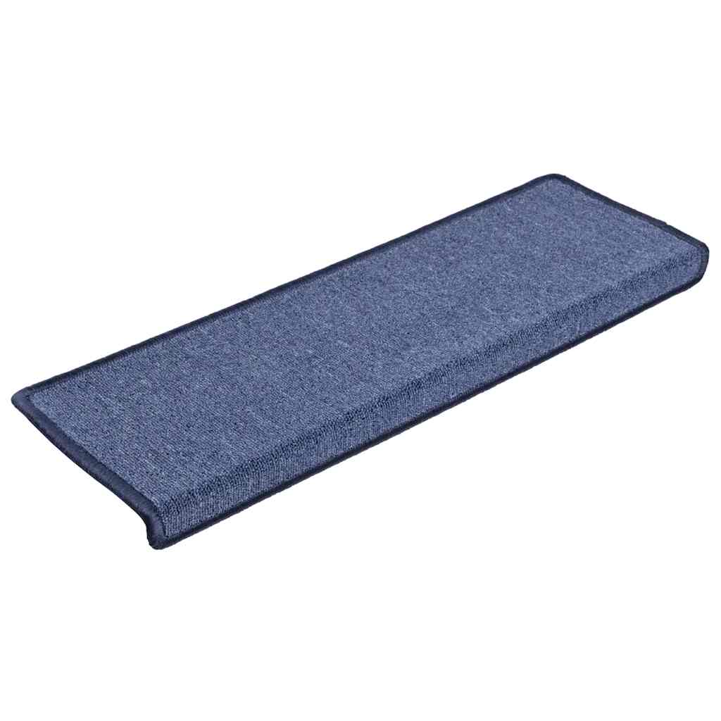 Stufenmatten 30 Stk. 65x21x4 cm Blau Rechteckiger Rand