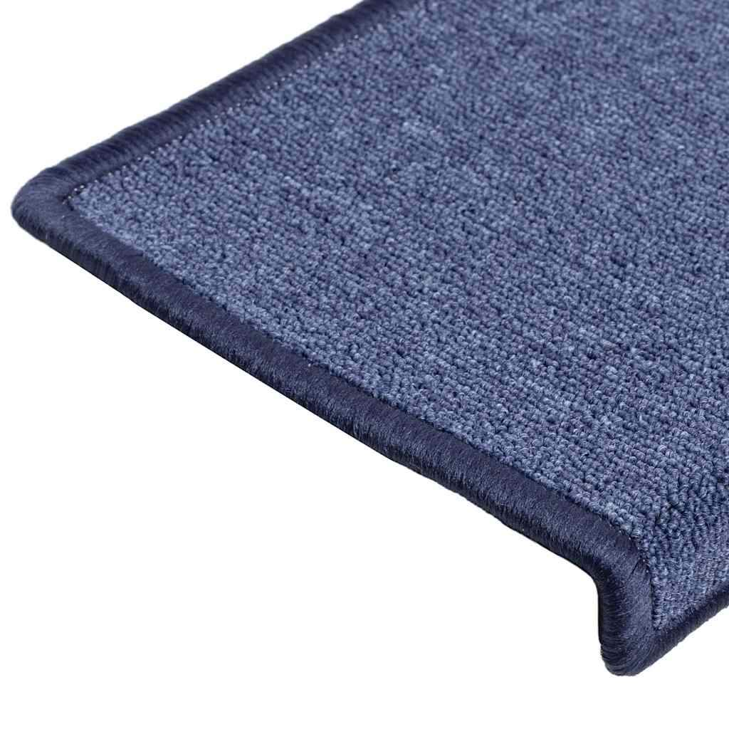 Stufenmatten 30 Stk. 65x21x4 cm Blau Rechteckiger Rand