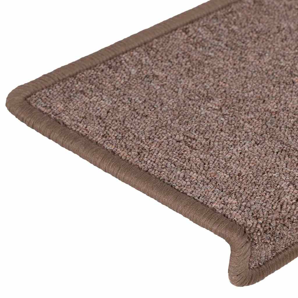 Stufenmatten 30 Stk. 65x21x4 cm Braun Rechteckiger Rand