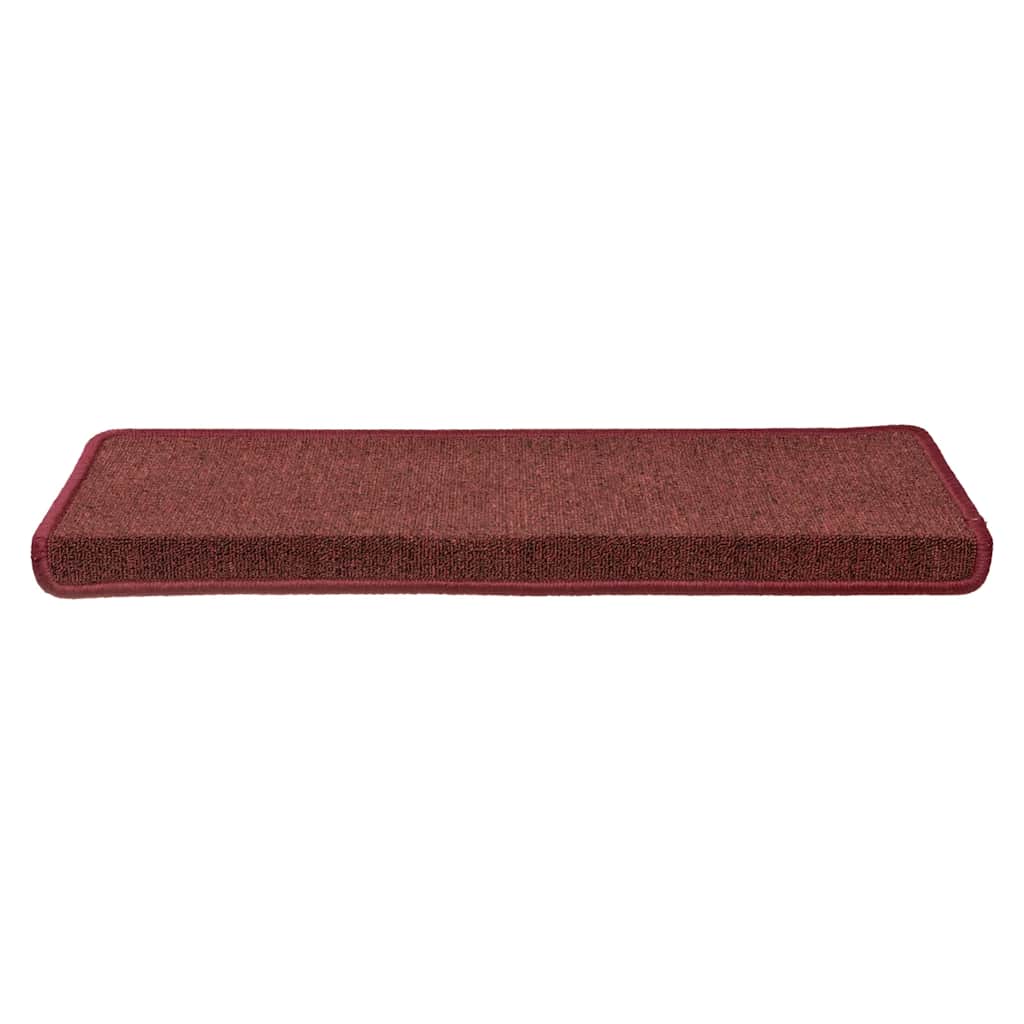 Stufenmatten 30 Stk. 65x21x4 cm Bordeaux Rechteckiger Rand