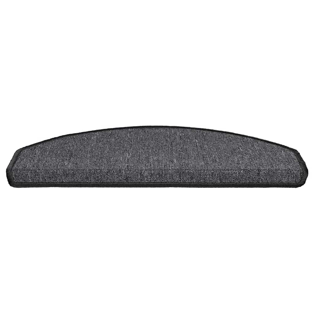 Stufenmatten 20 Stk. 65x24x4 cm Anthrazit Halbrund Groß