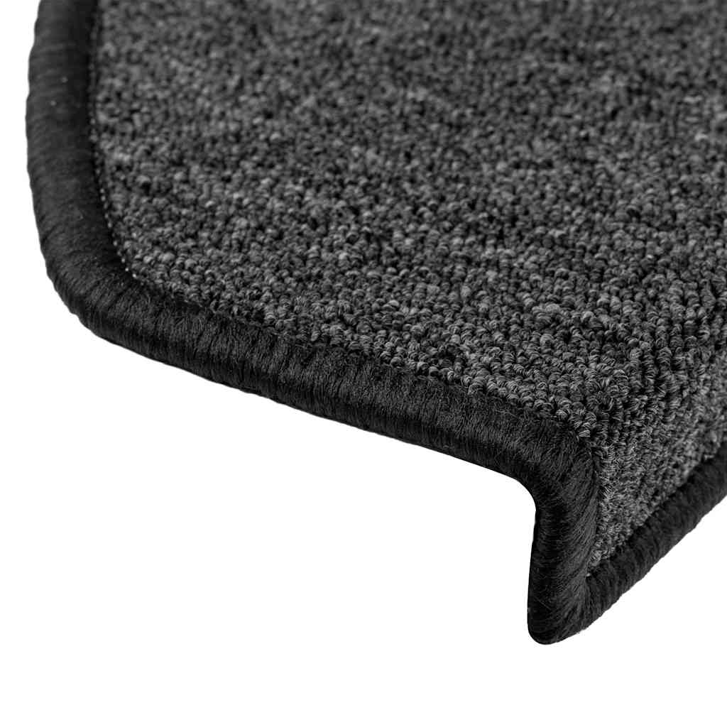 Stufenmatten 20 Stk. 65x24x4 cm Anthrazit Halbrund Groß