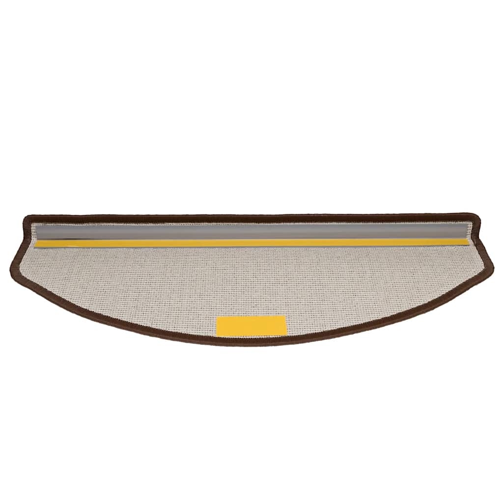 Stufenmatten 20 Stk. 65x24x4 cm Kaffeebraun Halbrund Groß