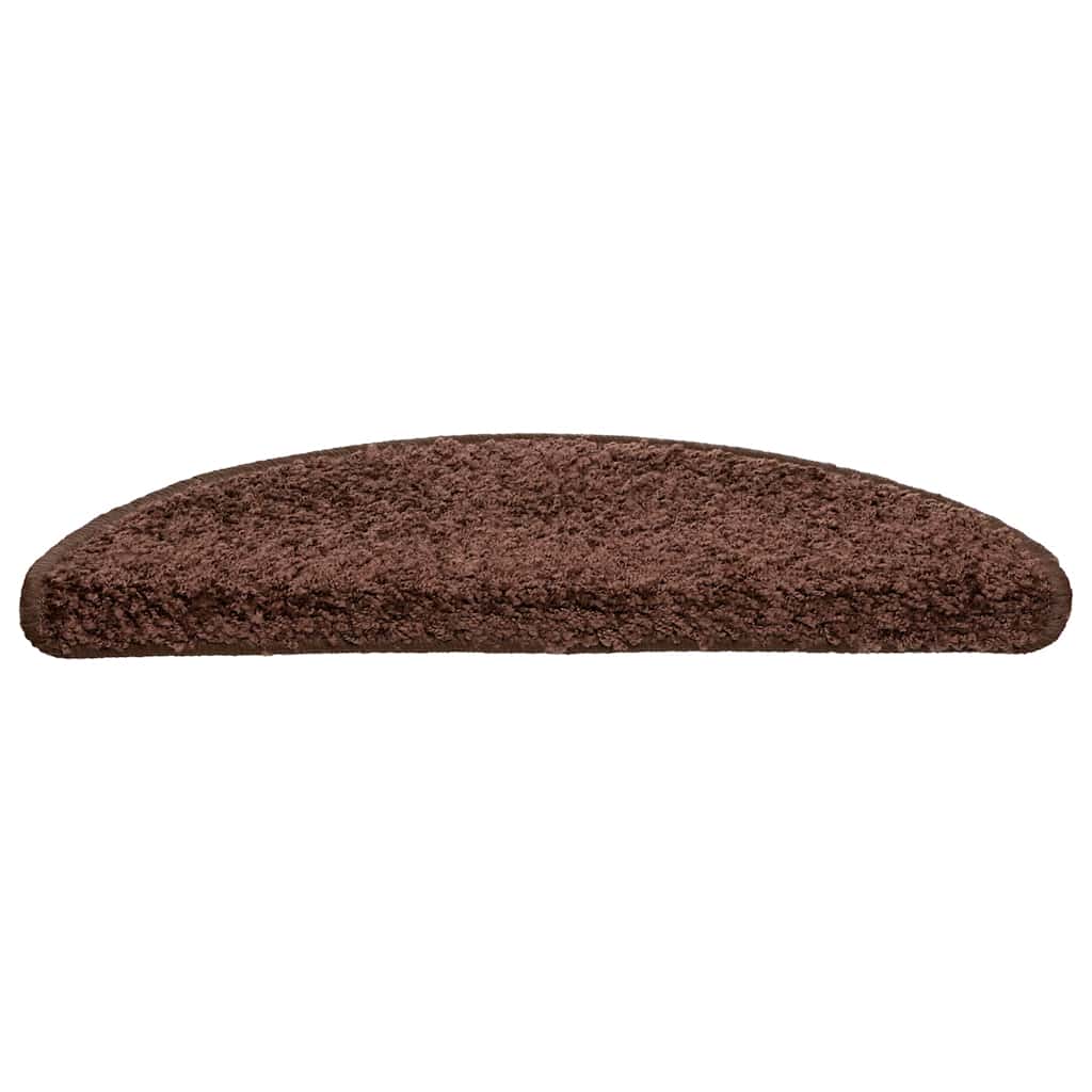 Stufenmatten 30 Stk. 56x17x3 cm Braun Halbrund