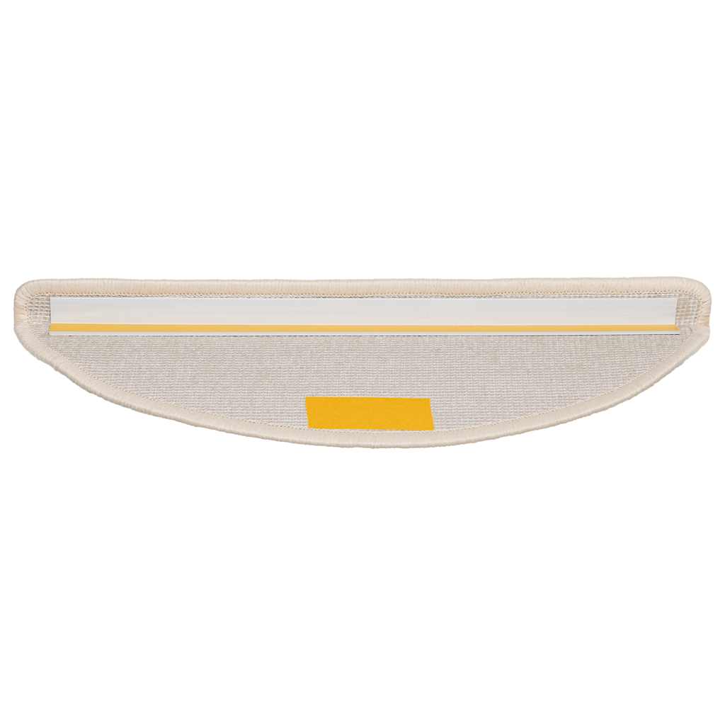 Stufenmatten 30 Stk. 56x17x3 cm Weiß Halbrund