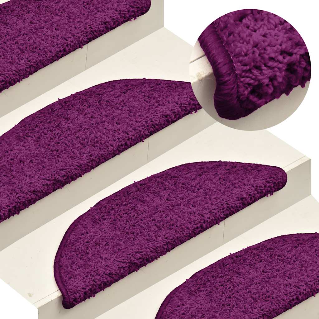 Stufenmatten 30 Stk. 56x17x3 cm Rosa Halbrund