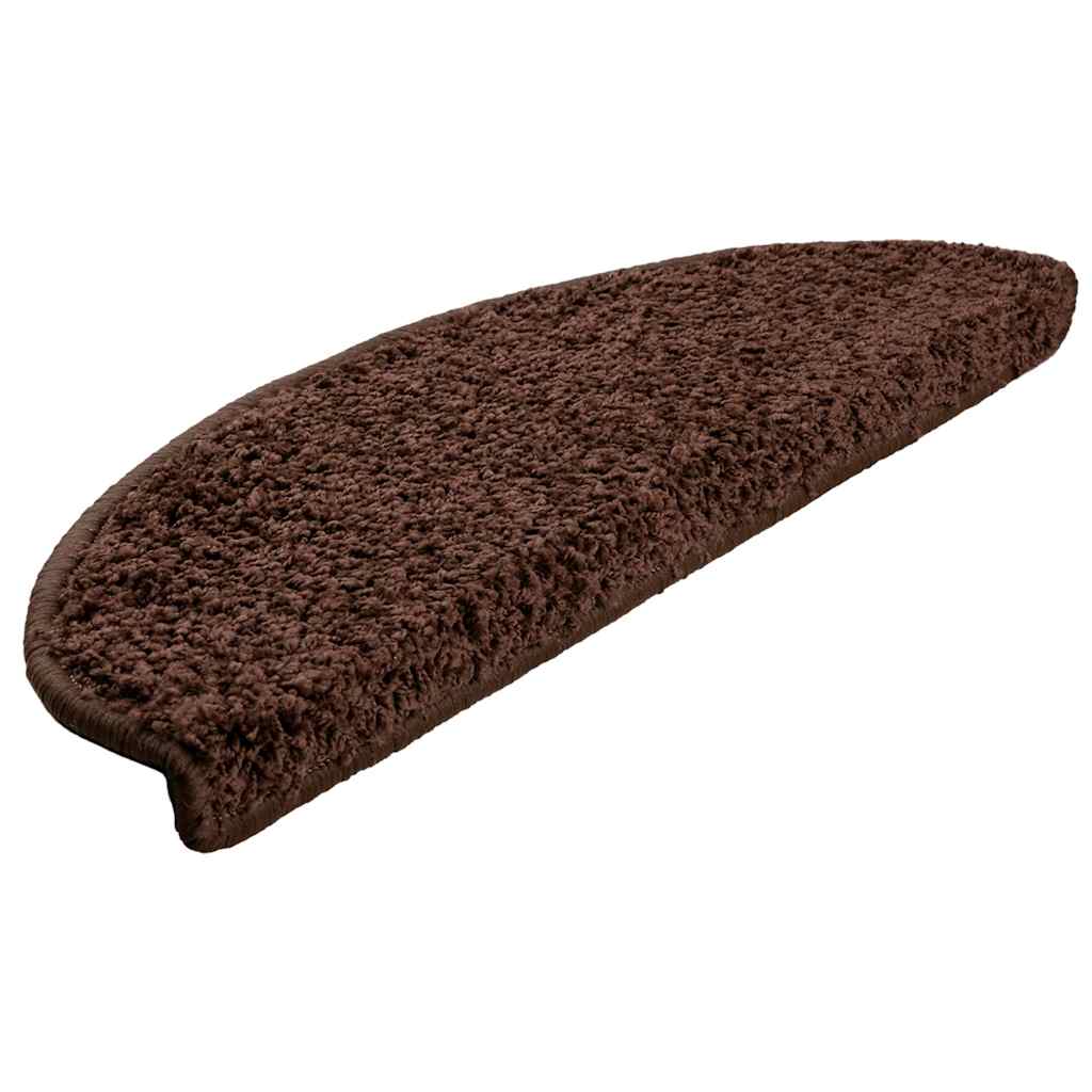 Stufenmatten 30 Stk. 65x21x4 cm Braun Halbrund Groß