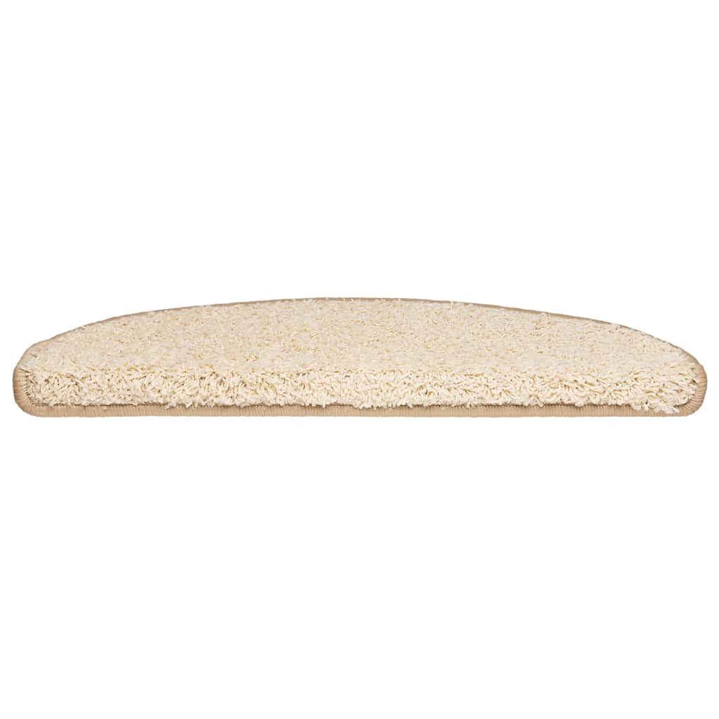 Stufenmatten 30 Stk. 65x21x4 cm Creme Halbrund Groß
