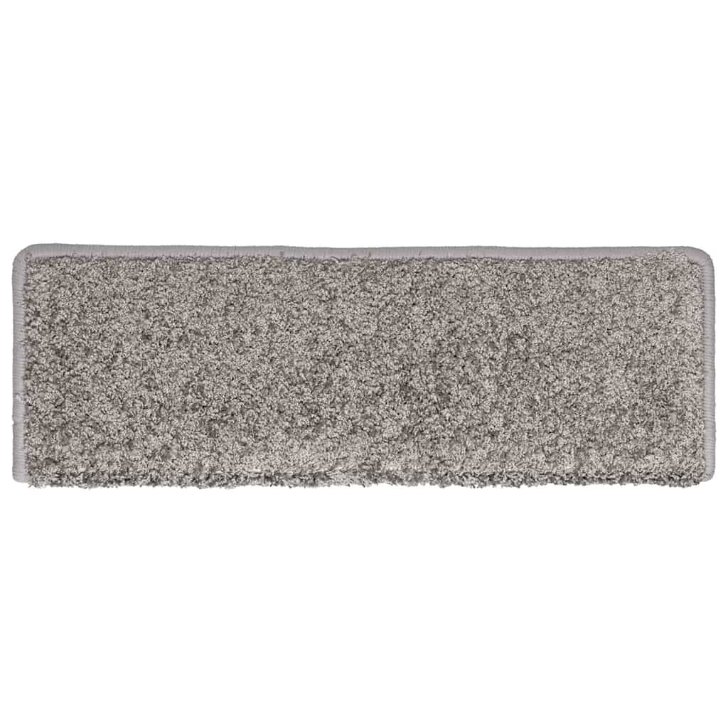 Stufenmatten 30 Stk. 65x21x4 cm Grau Rechteckiger Rand